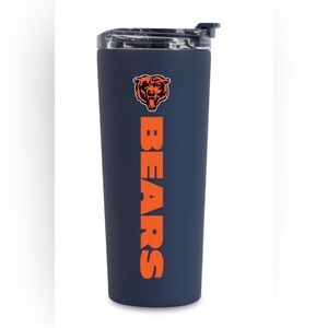 Rico Industries Chicago Bears 24oz Stainless Steel Tumbler Dual Functioning Lid